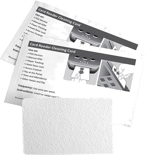 Flat Card Reader Cleaning Card
