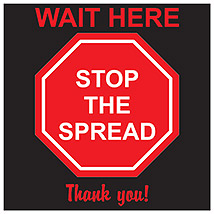 Stop The Spread Square 11" Decal