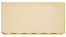 Tan with White Stitch Leather Cover